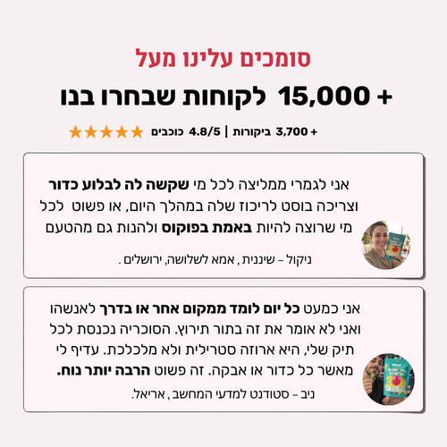 NULLY ברייני — סוכריות על מקל לריכוז